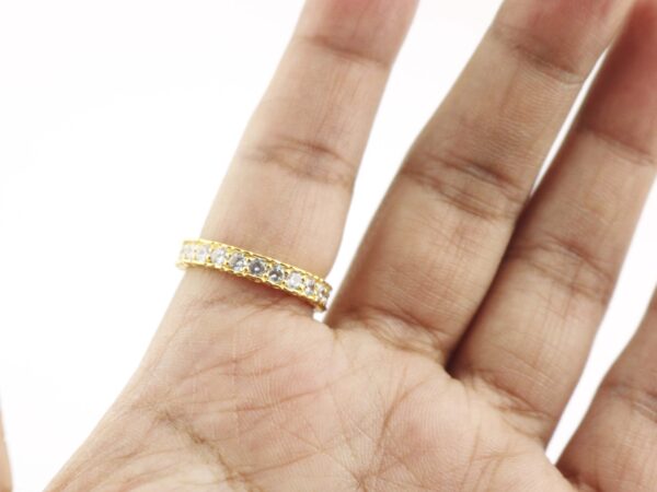 14k Gold Eternity Diamond Engagement Ring For Women - Image 12