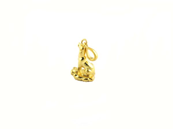 Dog Charm 14k Yellow Gold Animal Lover Pendant Necklace - Image 7
