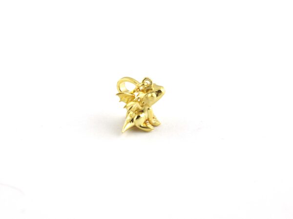 Dragonfly Charm 18k Yellow Gold Animal Lover Pendant Necklace - Image 13