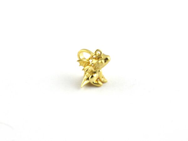 Dragonfly Charm 18k Yellow Gold Animal Lover Pendant Necklace - Image 11