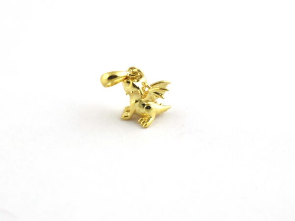 Dragonfly Charm 18k Yellow Gold Animal Lover Pendant Necklace - Image 9