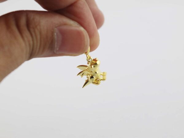 Dragonfly Charm 18k Yellow Gold Animal Lover Pendant Necklace - Image 7